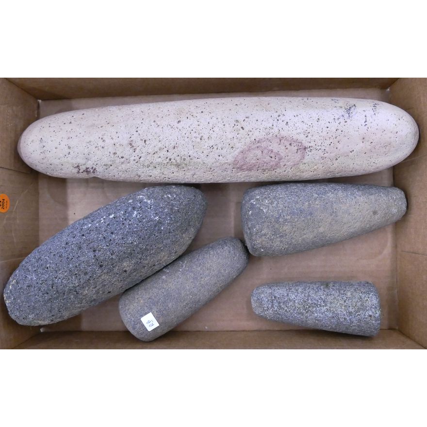 5pc Stone Mortars- largest 16''
