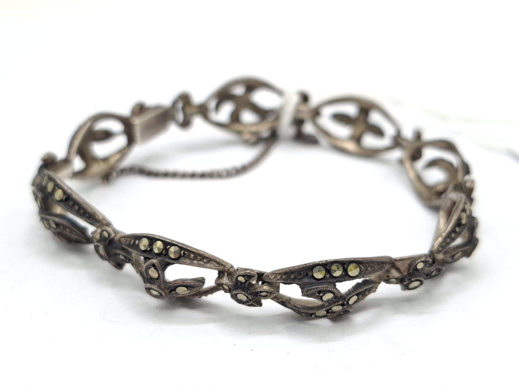 Sterling Silver Marcasite Bracelet