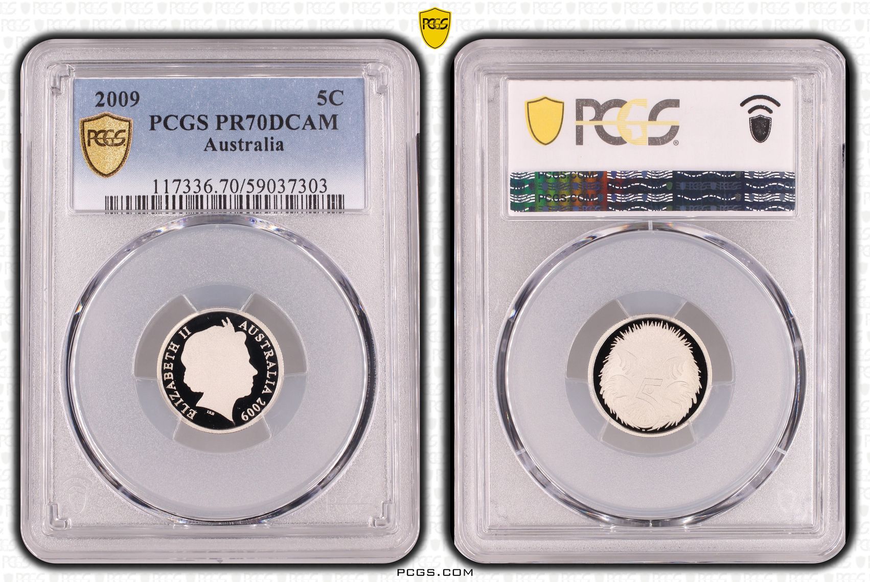 Five Cent, 2009, PCGS PR70DCAM