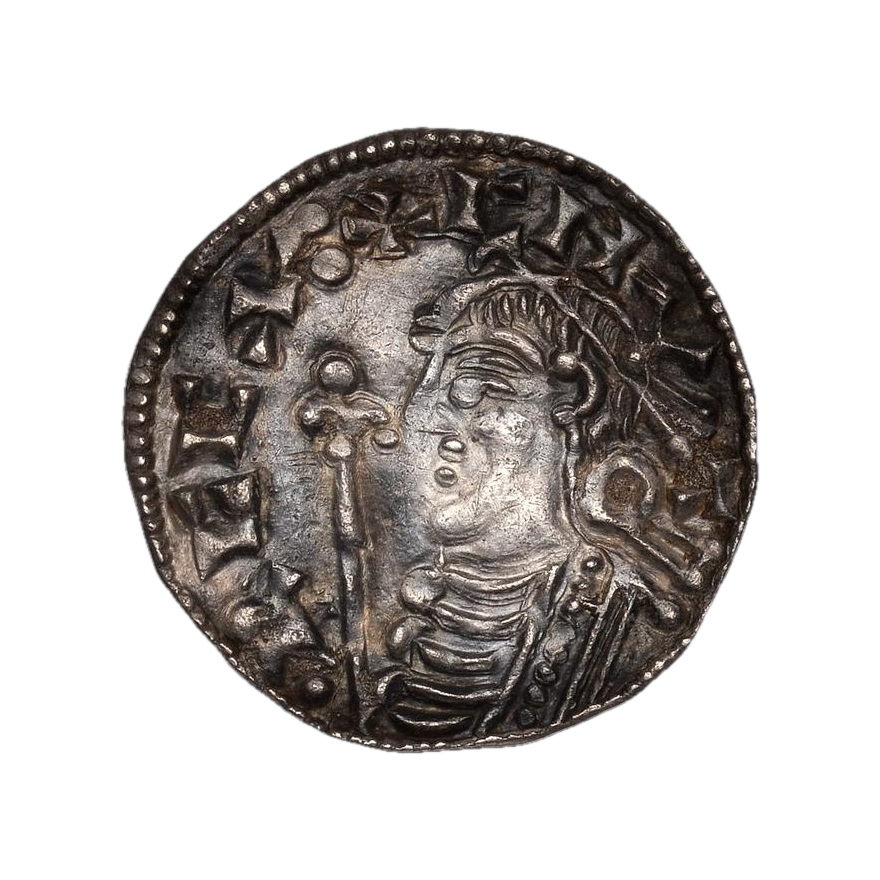 NGC AU55 | Cnut 'the Great' (1016-1035/36), 'Short Cross' Type, Penny ...