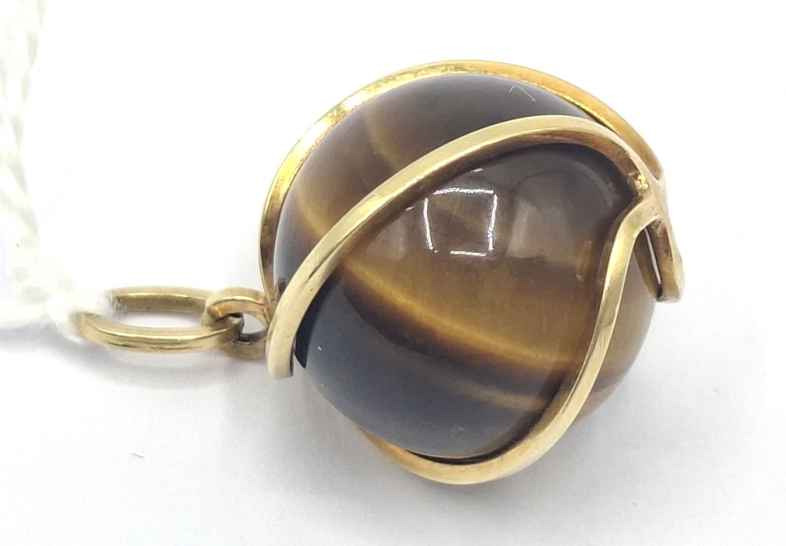 1034 · 9CT TIGER EYE PENADANT