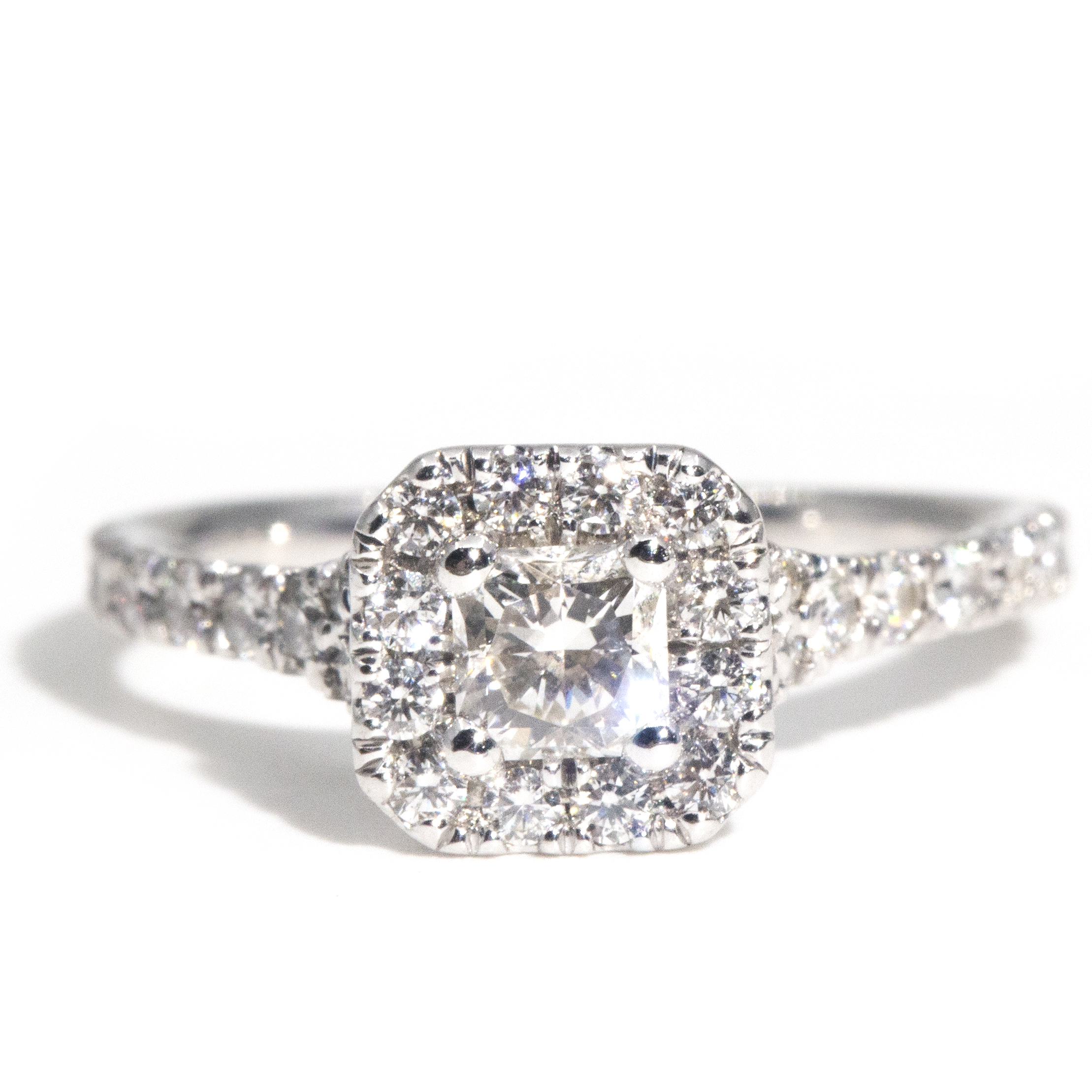 85 · 0.68 Carat Diamond Platinum Ring