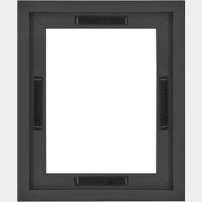 MCS CANVAS FLOAT FRAMES 8X10 FRAME, BLACK FRAME FOR FINISHED CANVASES, VERTICAL & HORIZONTAL WALL HANGING FRAME WITH ADHESIVE FOR