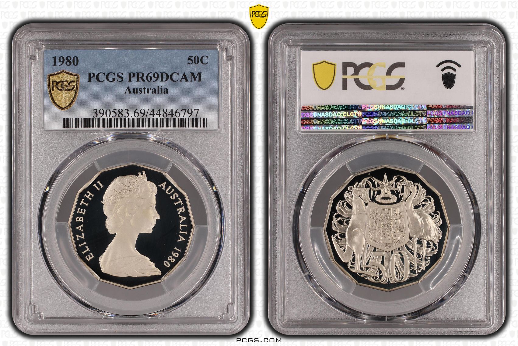 , Fifty Cent, 1980, PCGS PR69DCAM