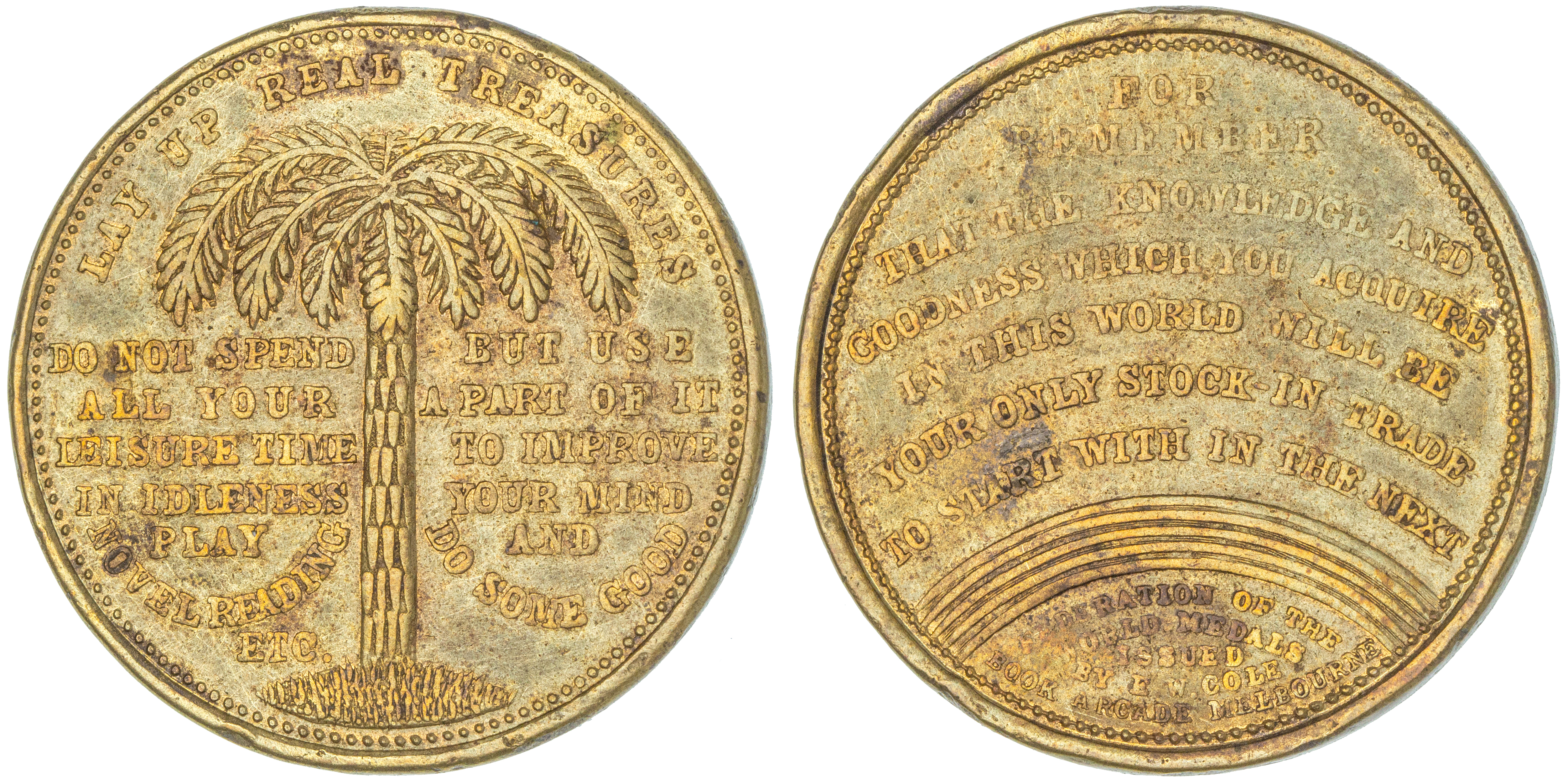 E. W. Cole, Coles Book Arcade, Melbourne