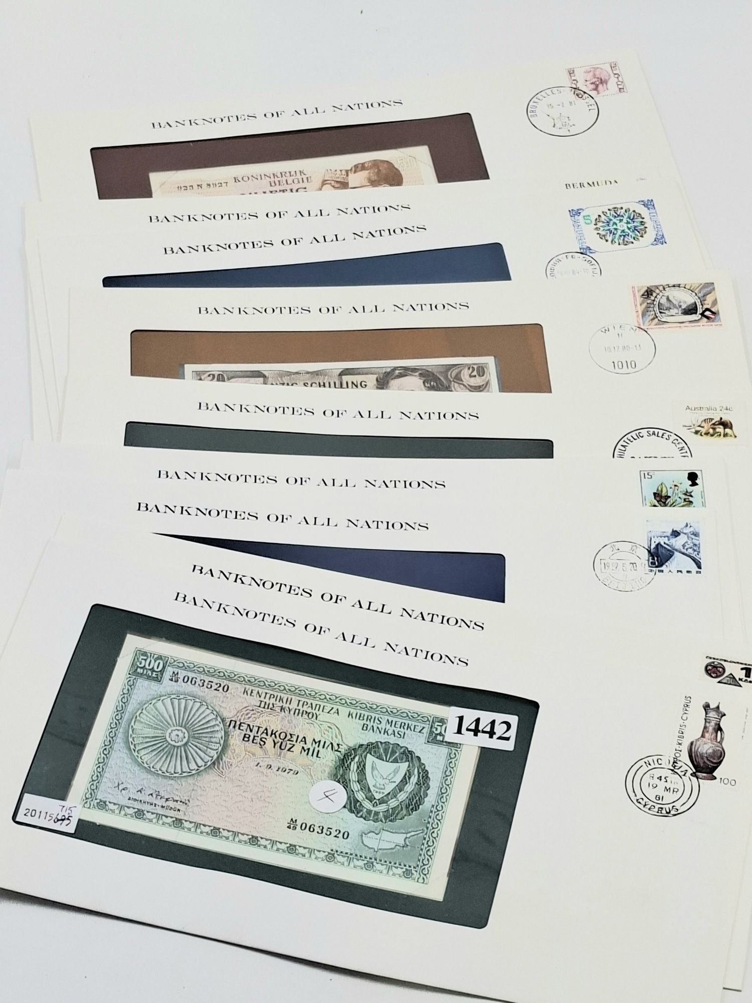 Ten Bank Notes Of All Nations