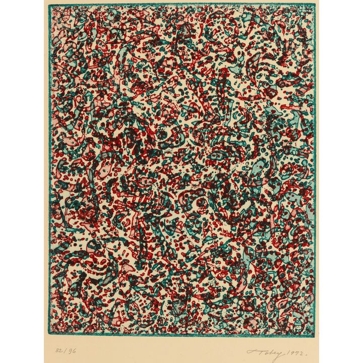 Mark Tobey ''Summer Joy'' 1971 Aquatint Etching