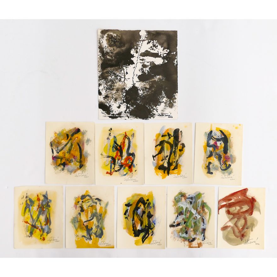 10pc Joseph de la Torre Assorted Watercolors