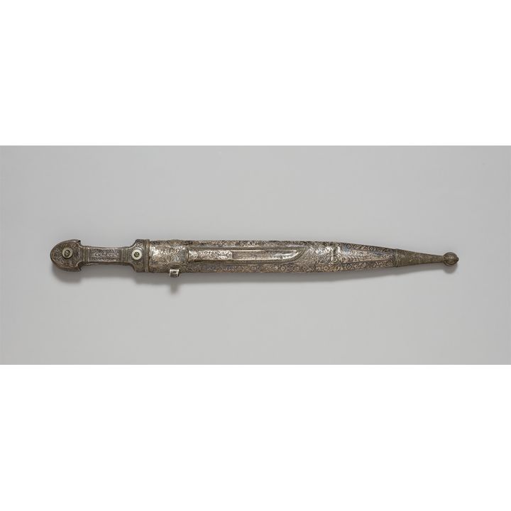 A dagger (kindjal) with scabbard. Caucasus. 19th century