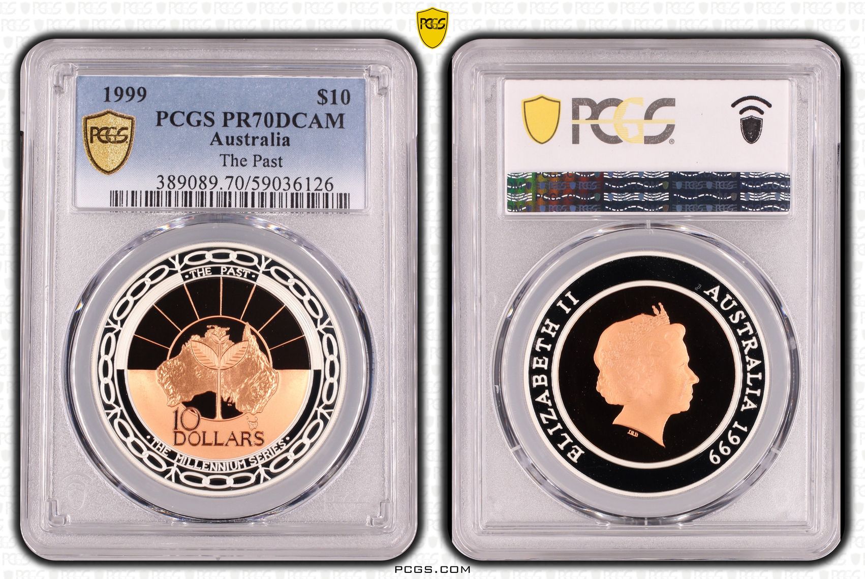 The Past, One Dollar, 1999, PCGS PR70DCAM