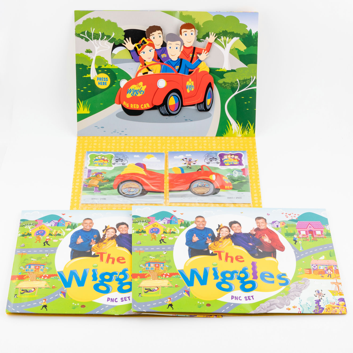 Elizabeth II, The Wiggles - Big Red Car, Fifty Cents, 2021, UNC