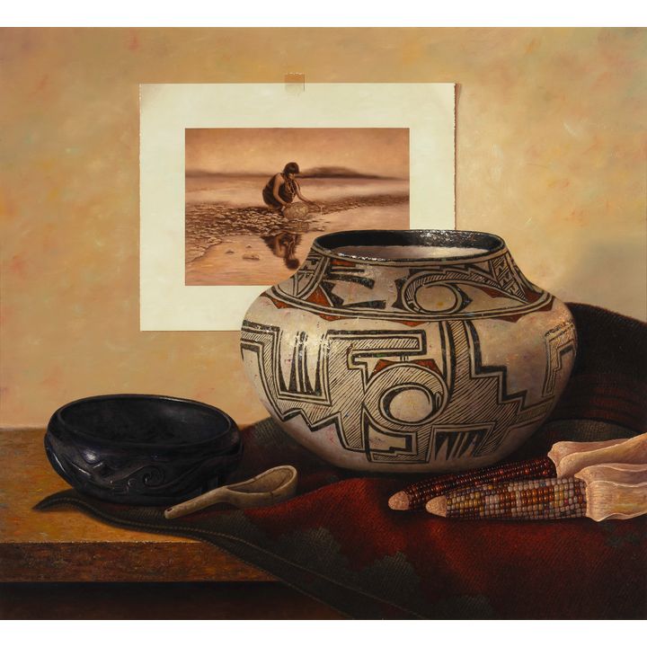 Jerry Venditti (1942- ), Reflections of the Rio Grande