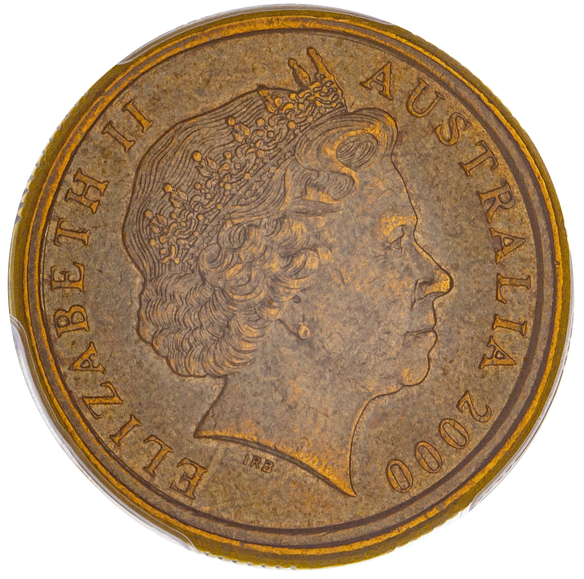 Elizabeth II, One Dollar, 2000, AU 53