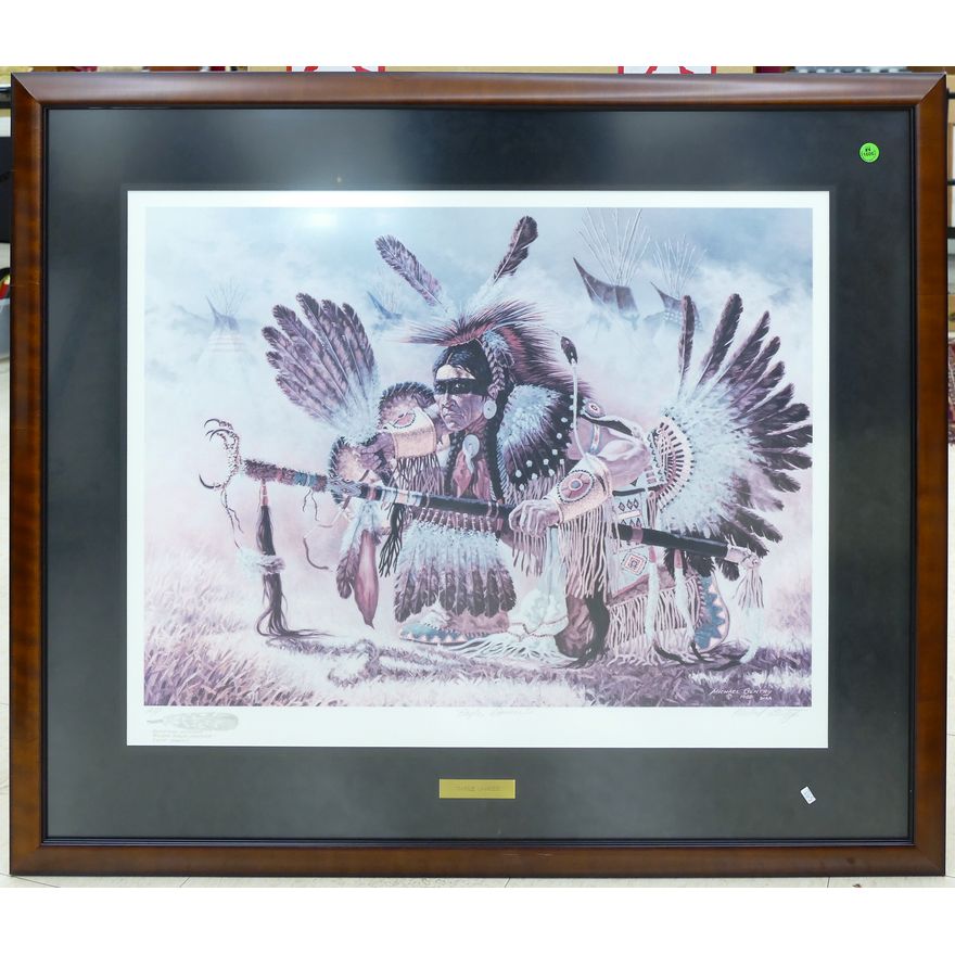 Michael Gentry ''Eagle Dancer'' S/N Print Framed 32''x37''.