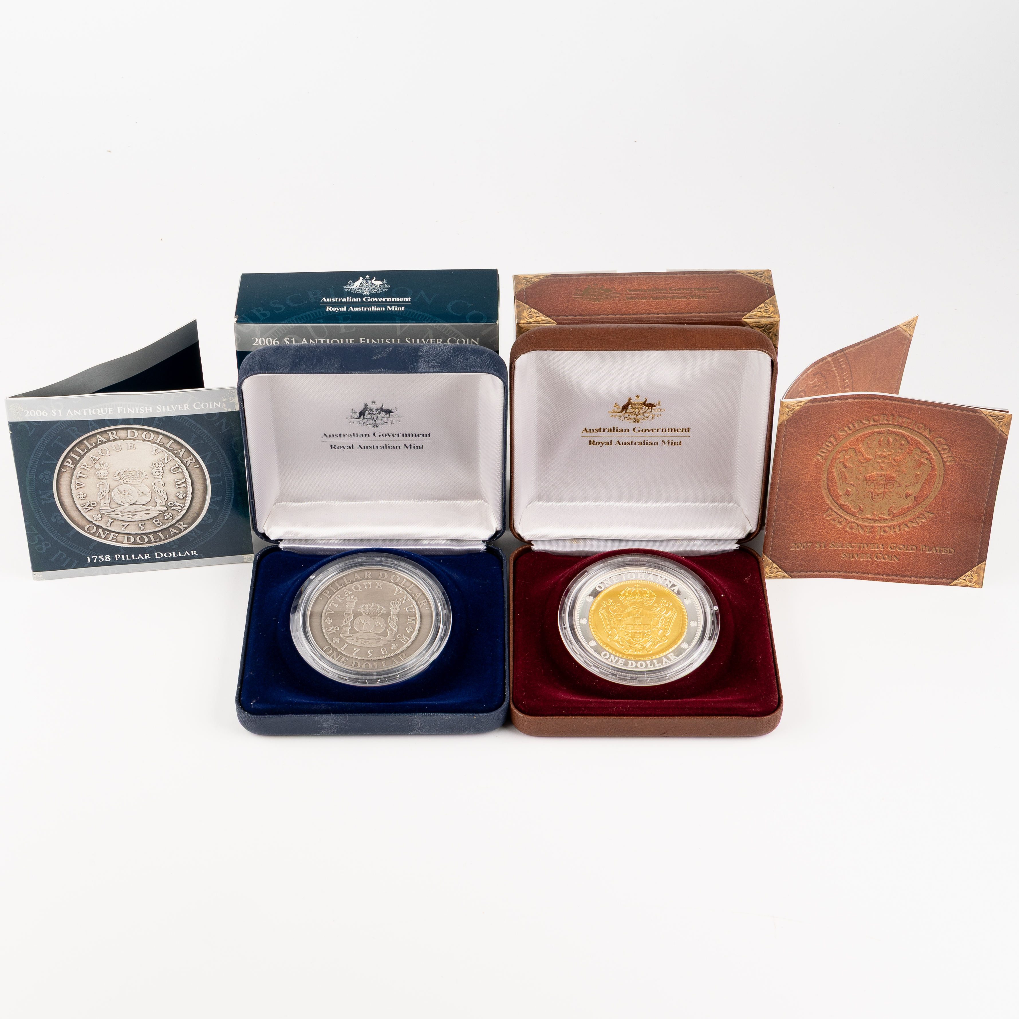 277 · Elizabeth II, RAM - Spanish Pillar Dollar & Johanna, One Dollar, 2006 - 2007,  FDC