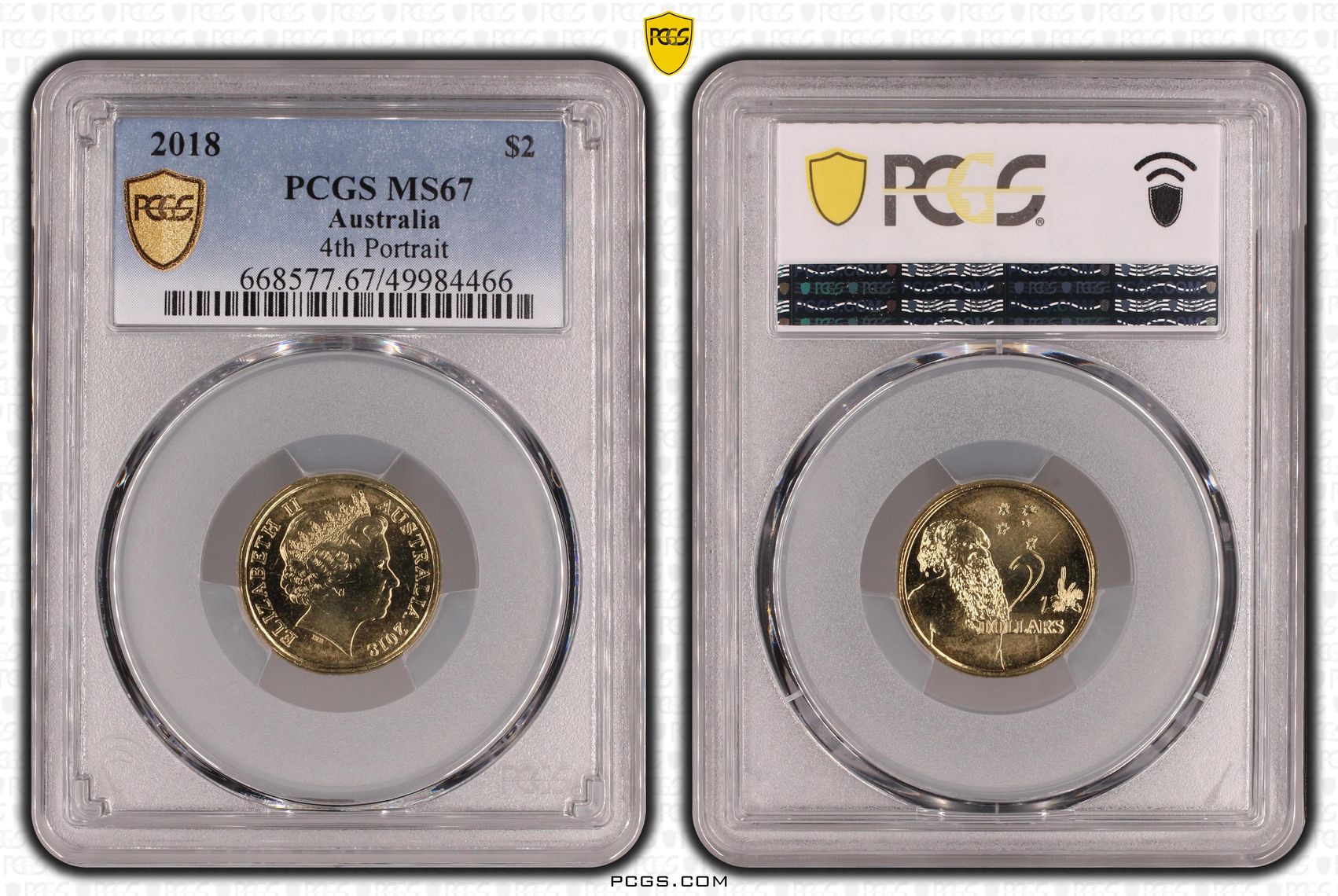 419 · 4th Portrait , Two Dollar, 2018, PCGS MS67