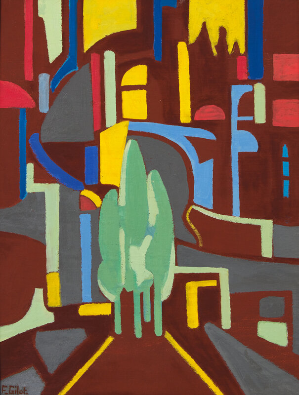 Françoise Gilot
(French, 1921-2023)
Cityscape X-The Shadows, 2005-2006
