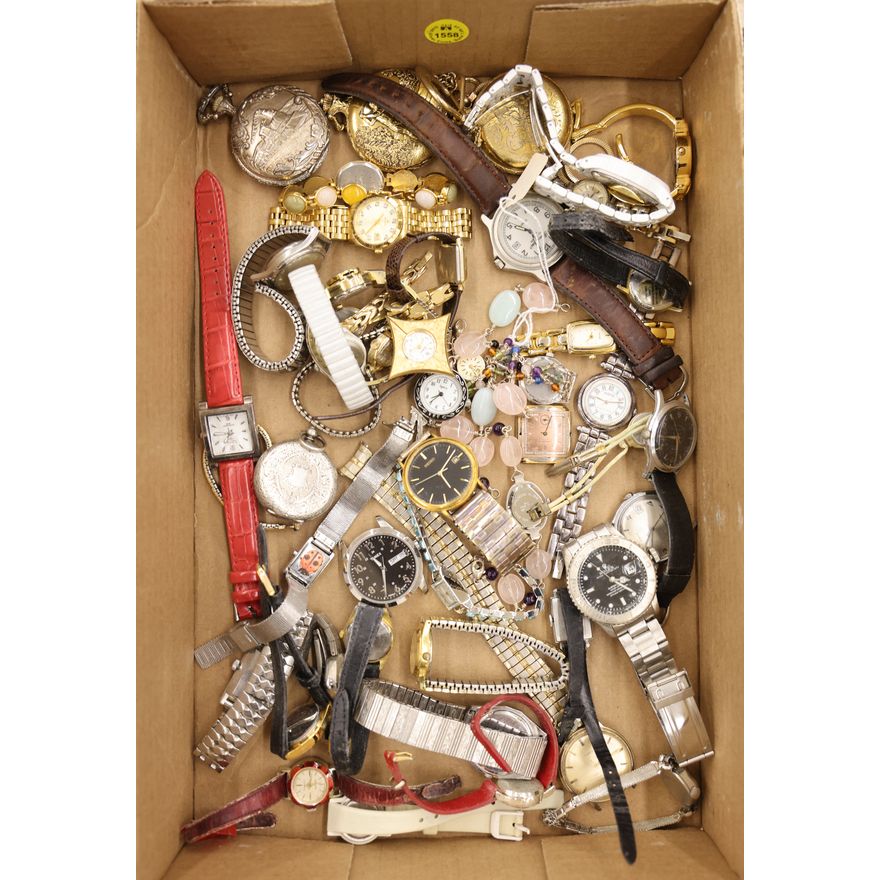 Box Vintage Wrist Watches etc.