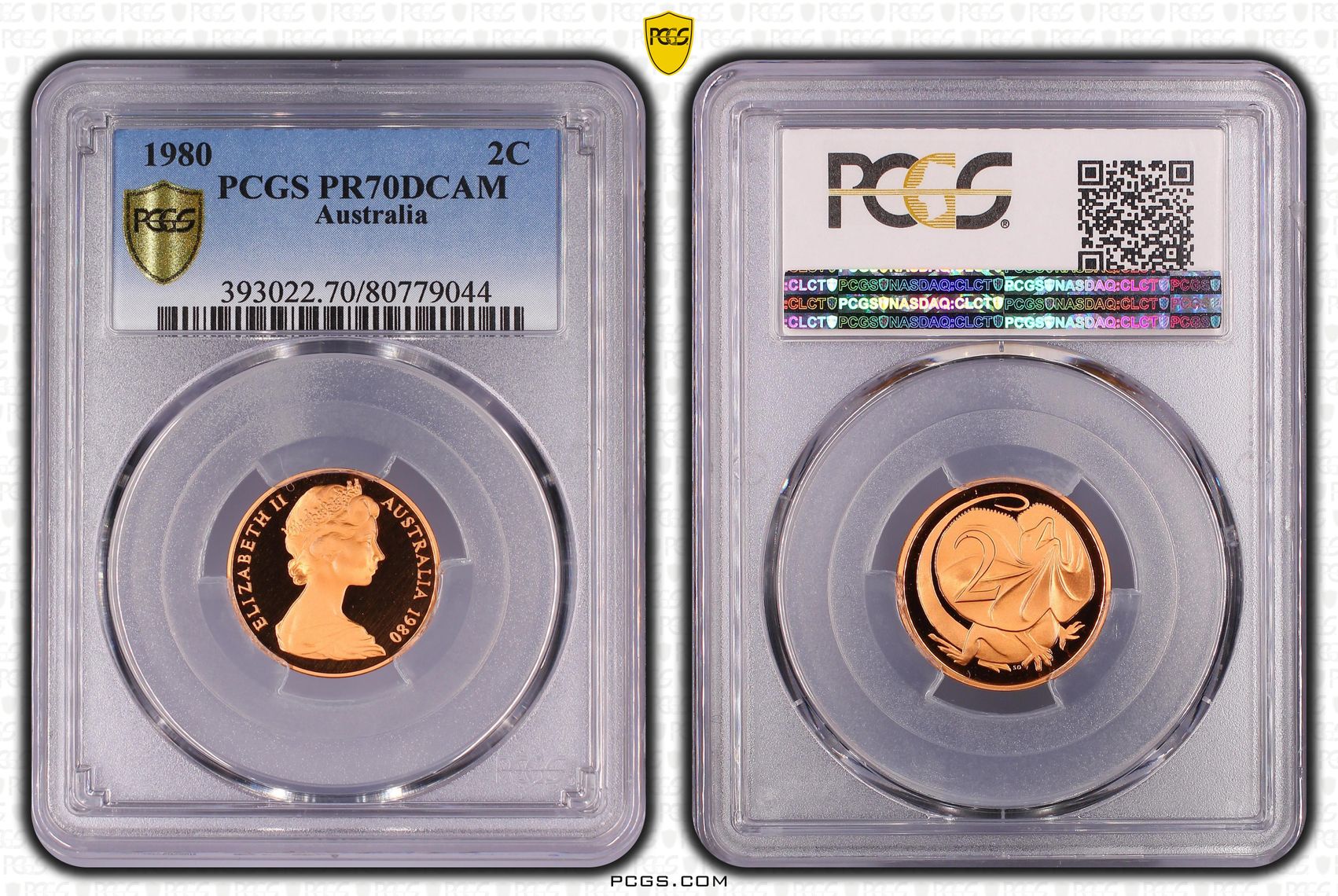83 · Elizabeth II, Two Cent, 1980, PCGS PR70DCAM