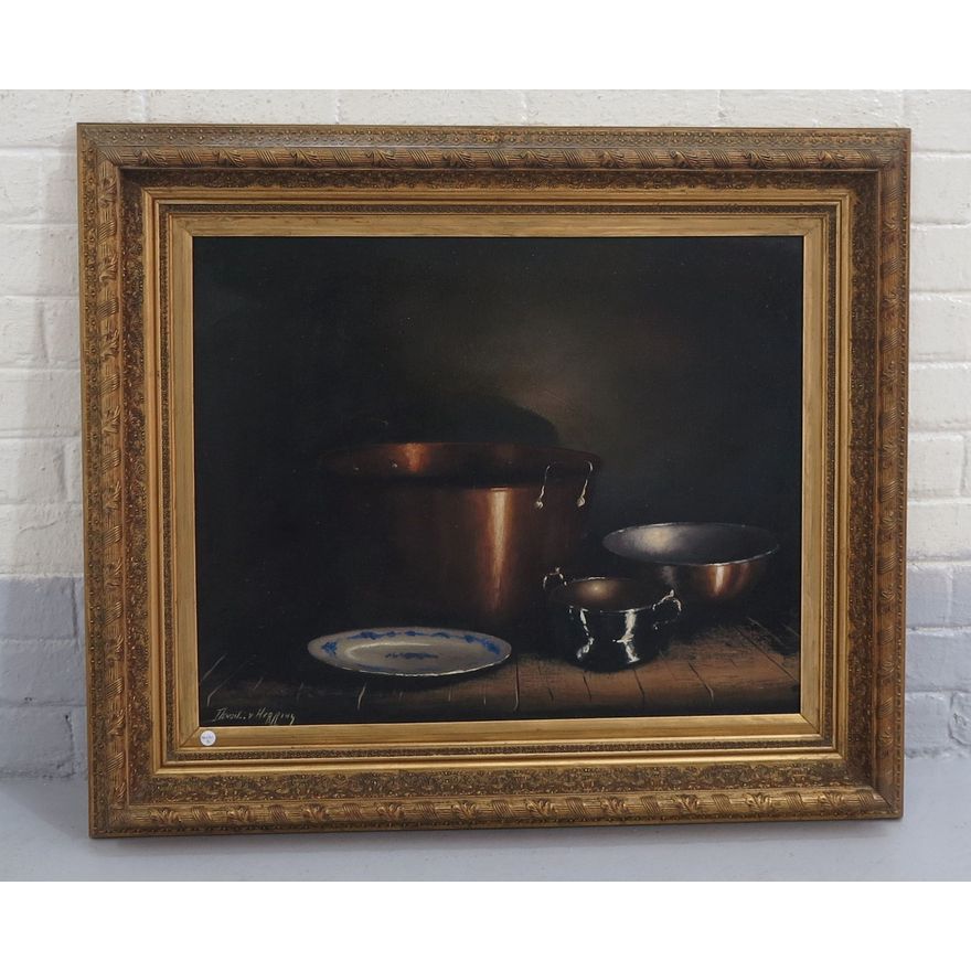 DENZIL HERRING - OIL ON BOARD
