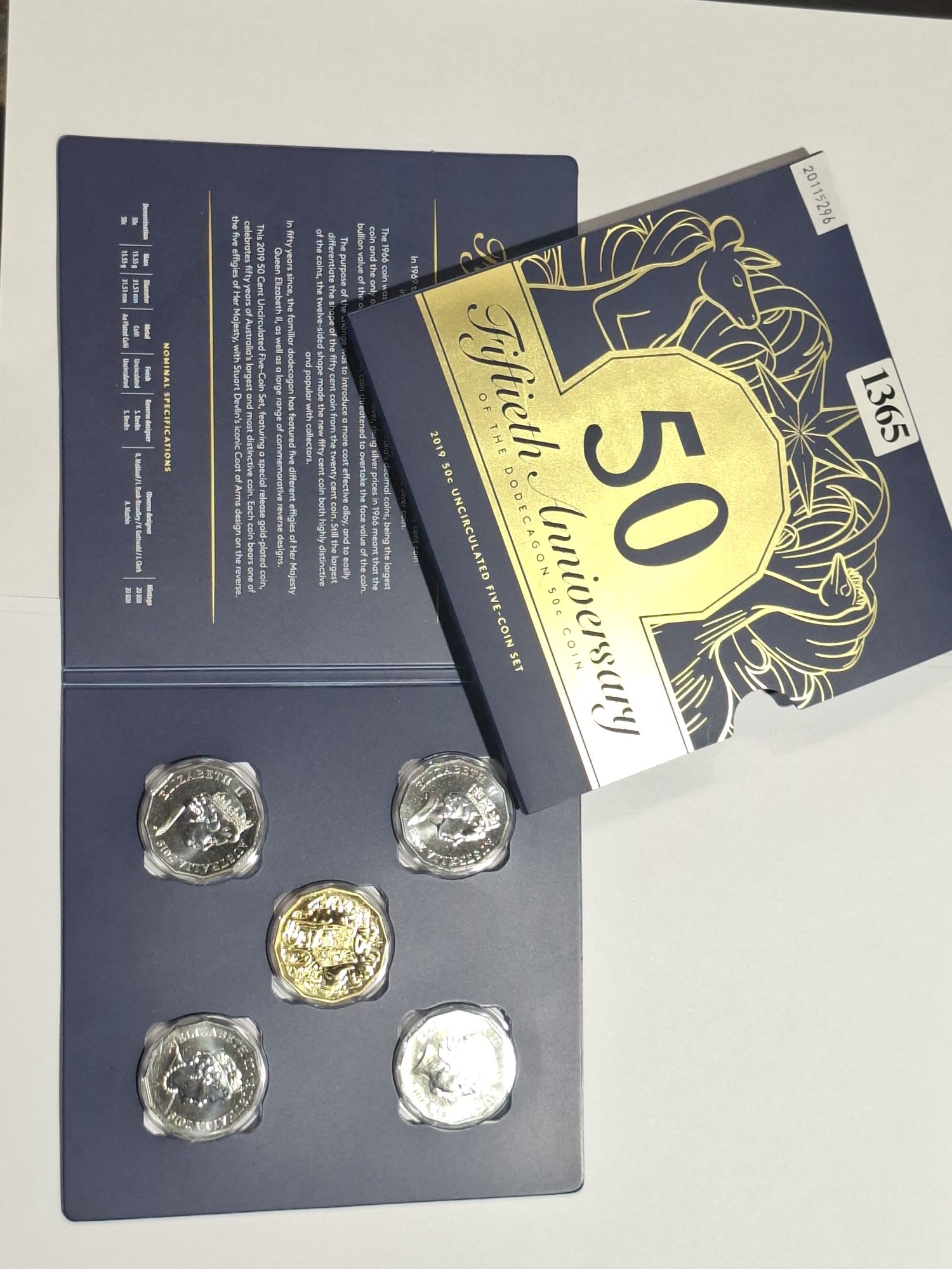 Fiftieth Anniversary Coin Collection