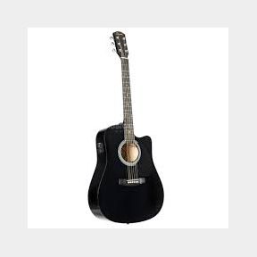 Fender Squier Acoustic Electric Guitar - Black-51466/4416 B1 (S7)