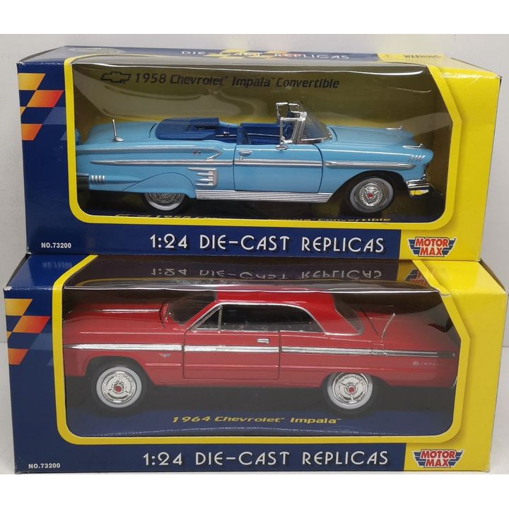 Motor Max Die Cast Cars - 1:24 (x2)