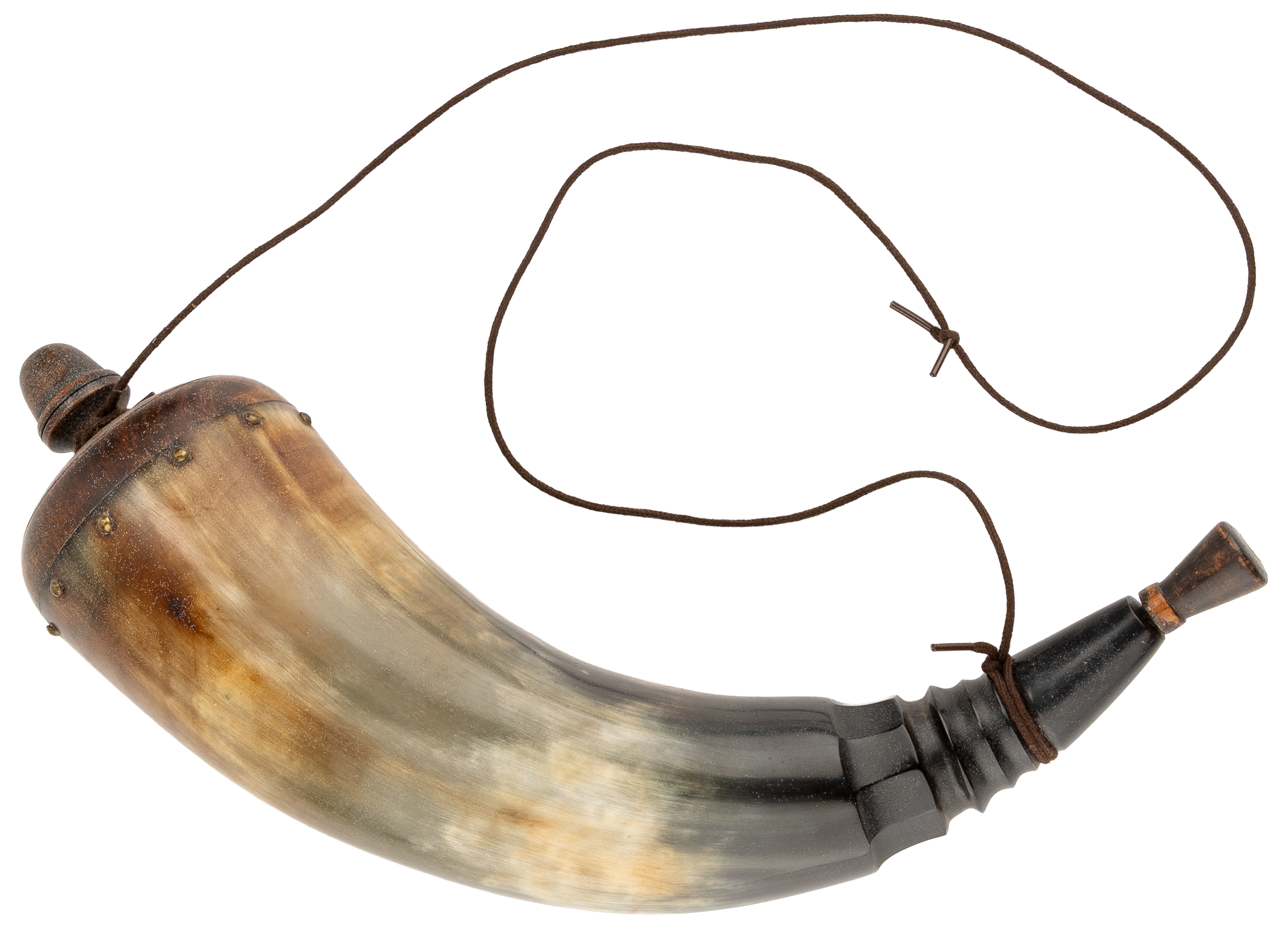 183 · Powder (Priming) Horn, C. 1800S,  aEF