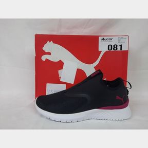 REMEDIE SLIP-ON WN'S - PUMA BLACK-PUMA WHITE-PINKTASTIC - UK 7.5