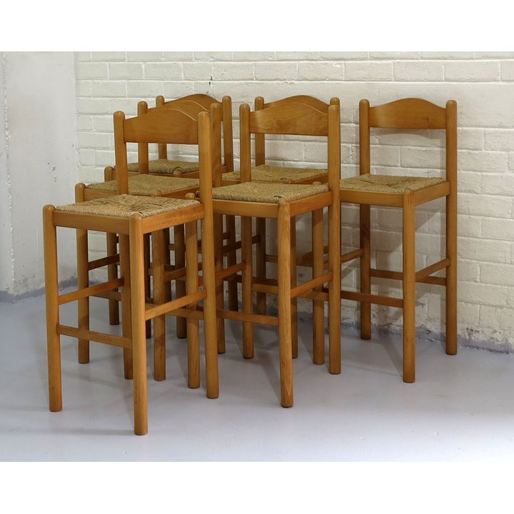 SET OF 6 KITCHEN STOOLS