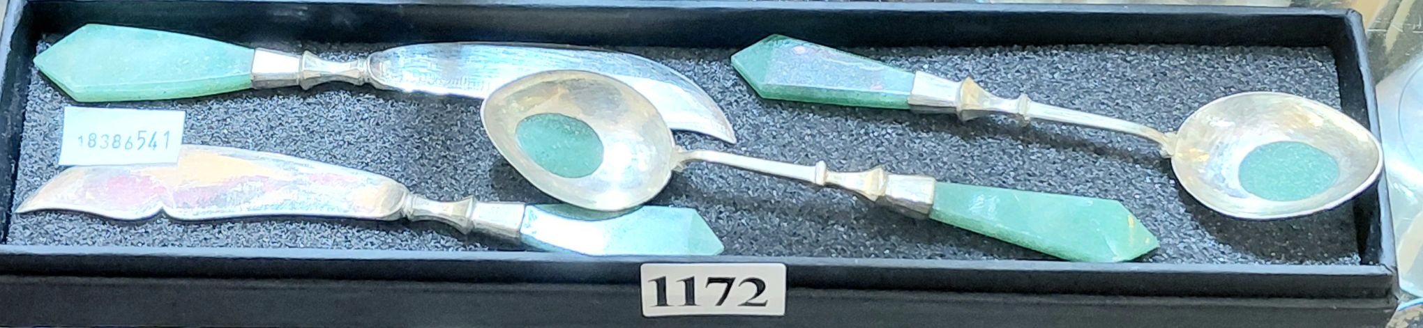 Cocktail Jade Set Knives And Spoons