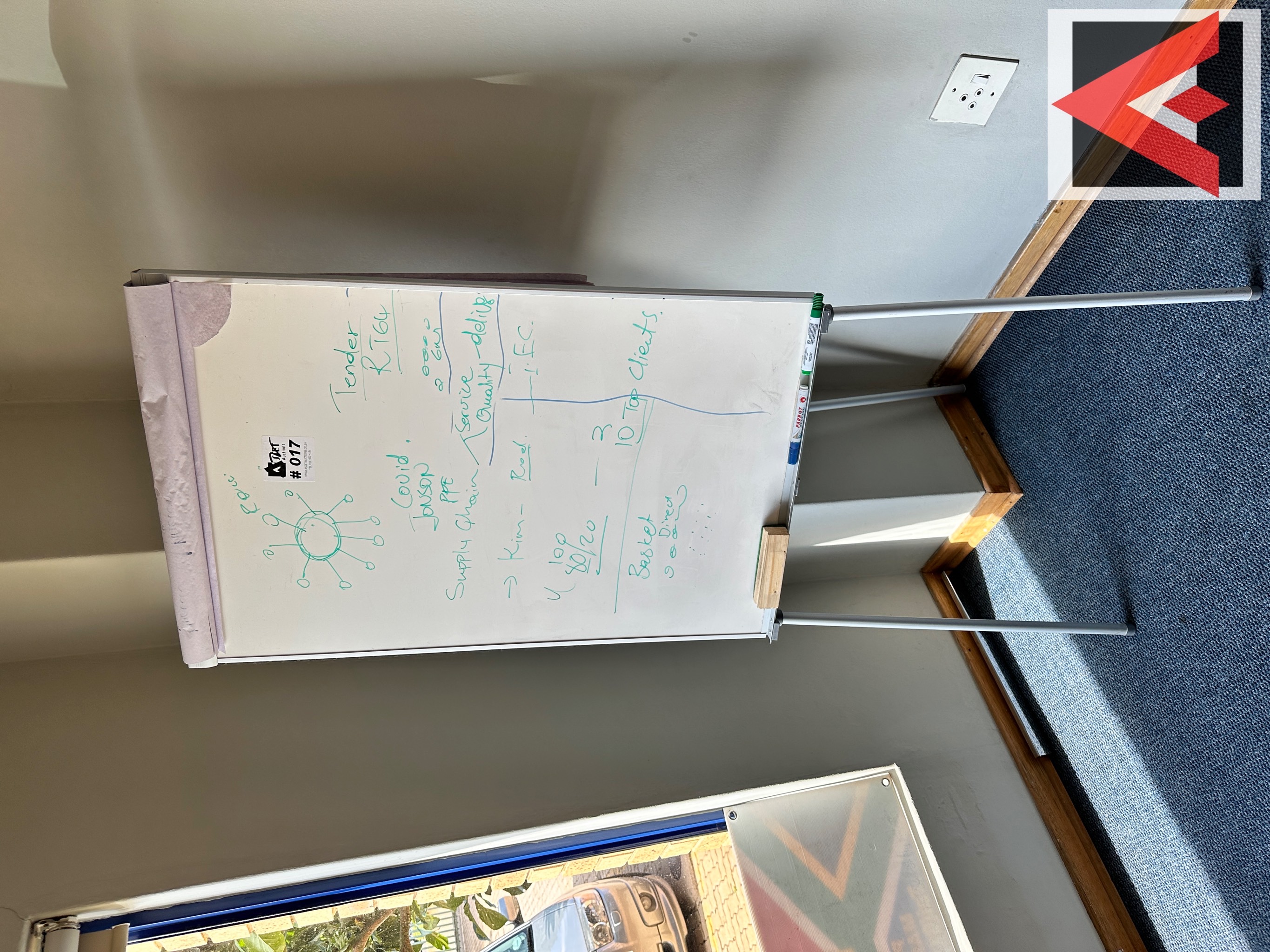 1 X LOT WHITEBOARD Asset Auctions