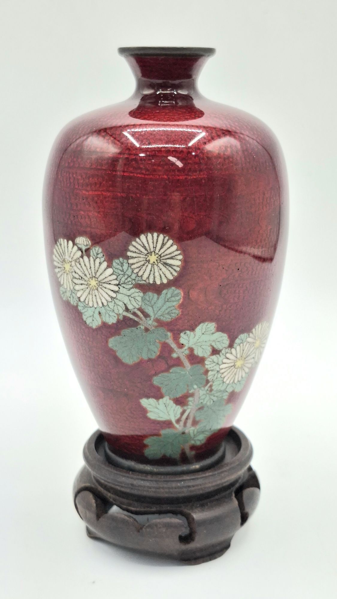 7 · JAPANESE CLOISONNE VASE