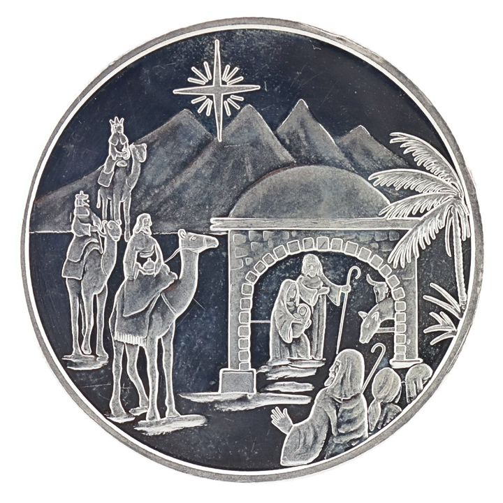 Medalla navideña