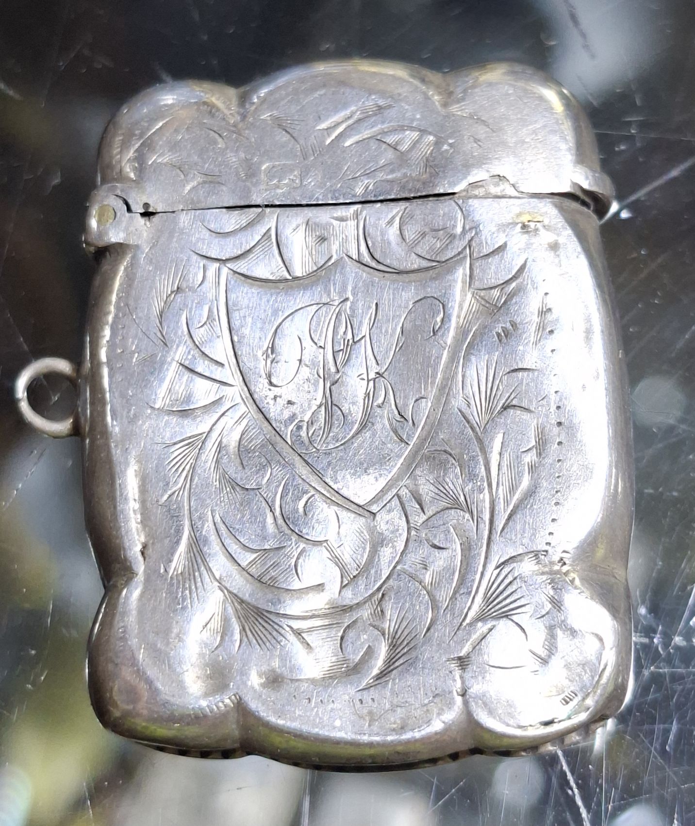1189 · STERLING SILVER VESTA CASE