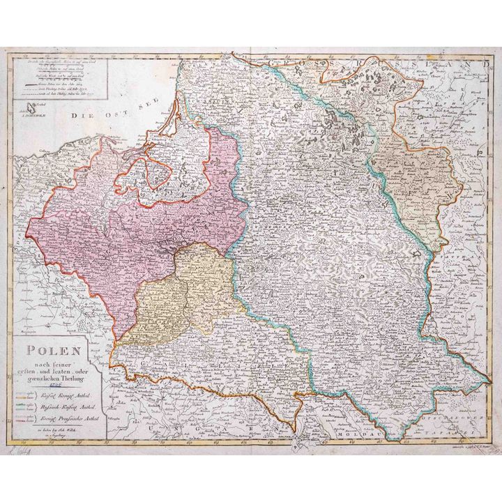 Johann Walch | Polen nach seiner ersten and letzten, oder graenzlichen Theilung