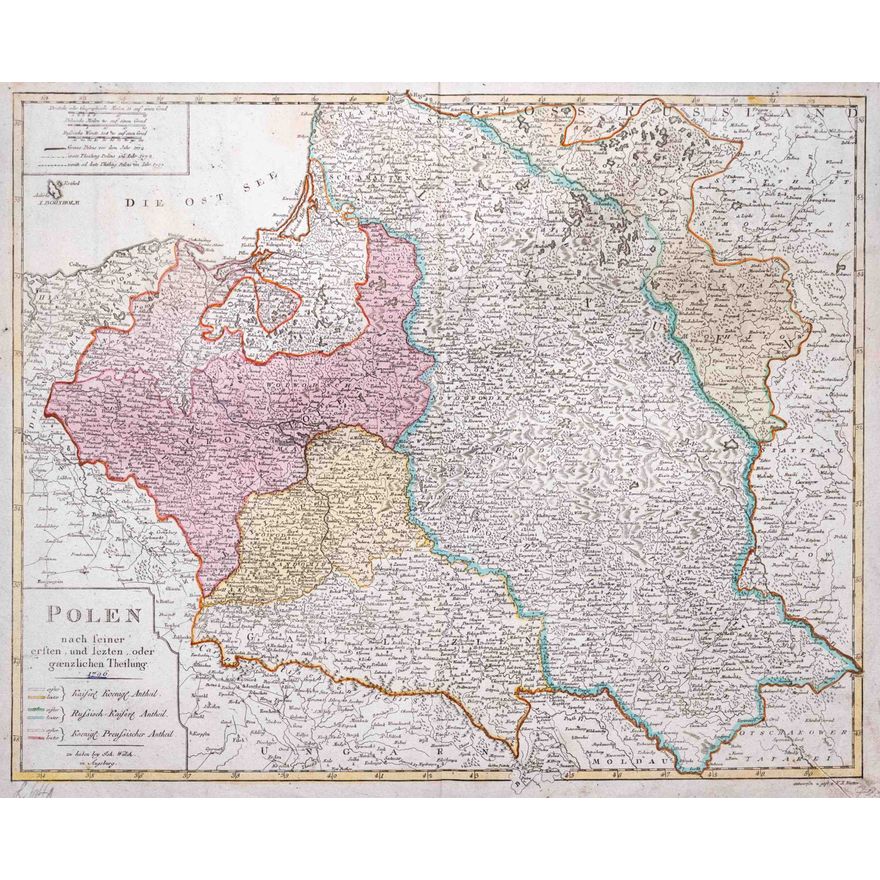 Johann Walch | Polen nach seiner ersten and letzten, oder graenzlichen Theilung