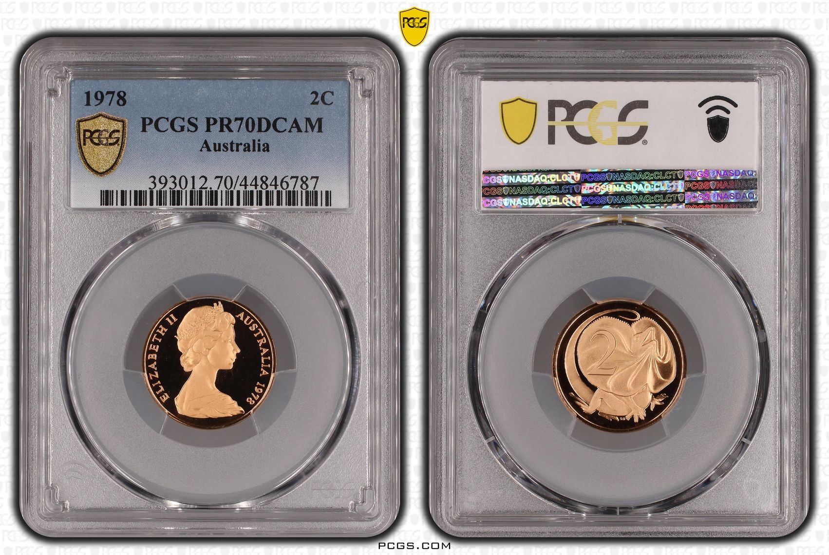1978 Australia Two Cent, 2c Proof PCGS - PR70DCAM POP 12/0 -787