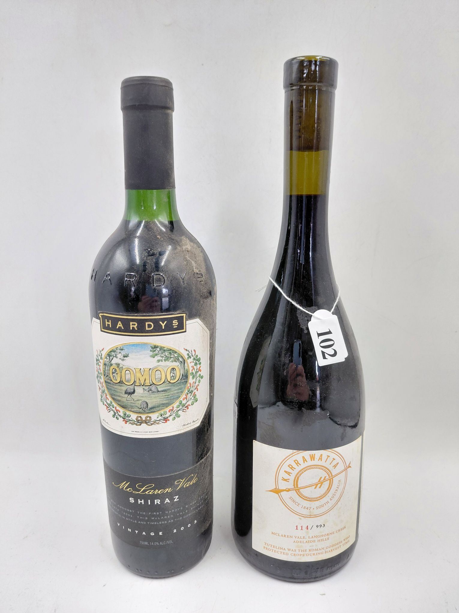 Karrawatta And Oomoo Shiraz