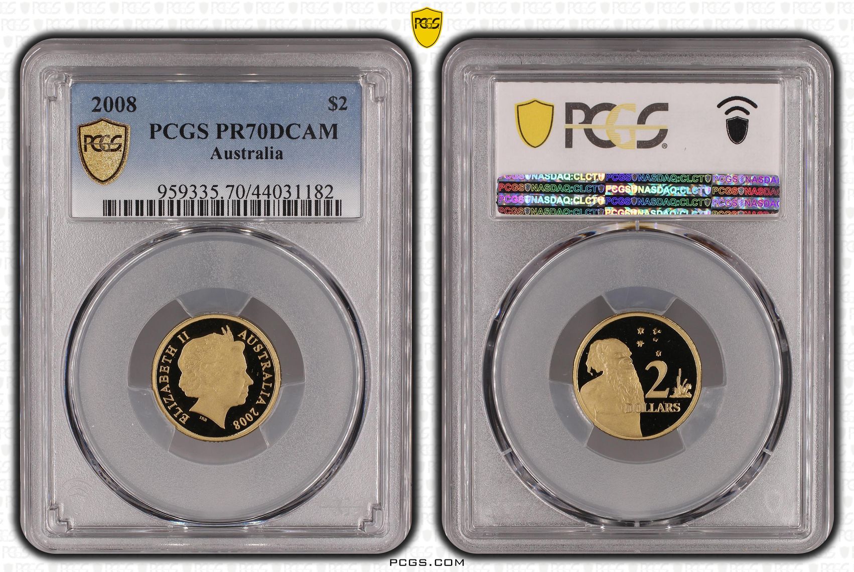 Elizabeth II, POP 16/0, Two Dollar, 2008, PCGS PR70DCAM