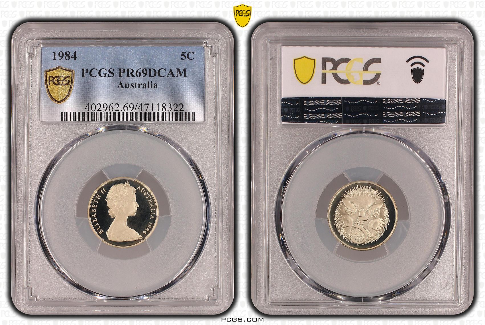 , Five Cent, 1984, PCGS PR69DCAM