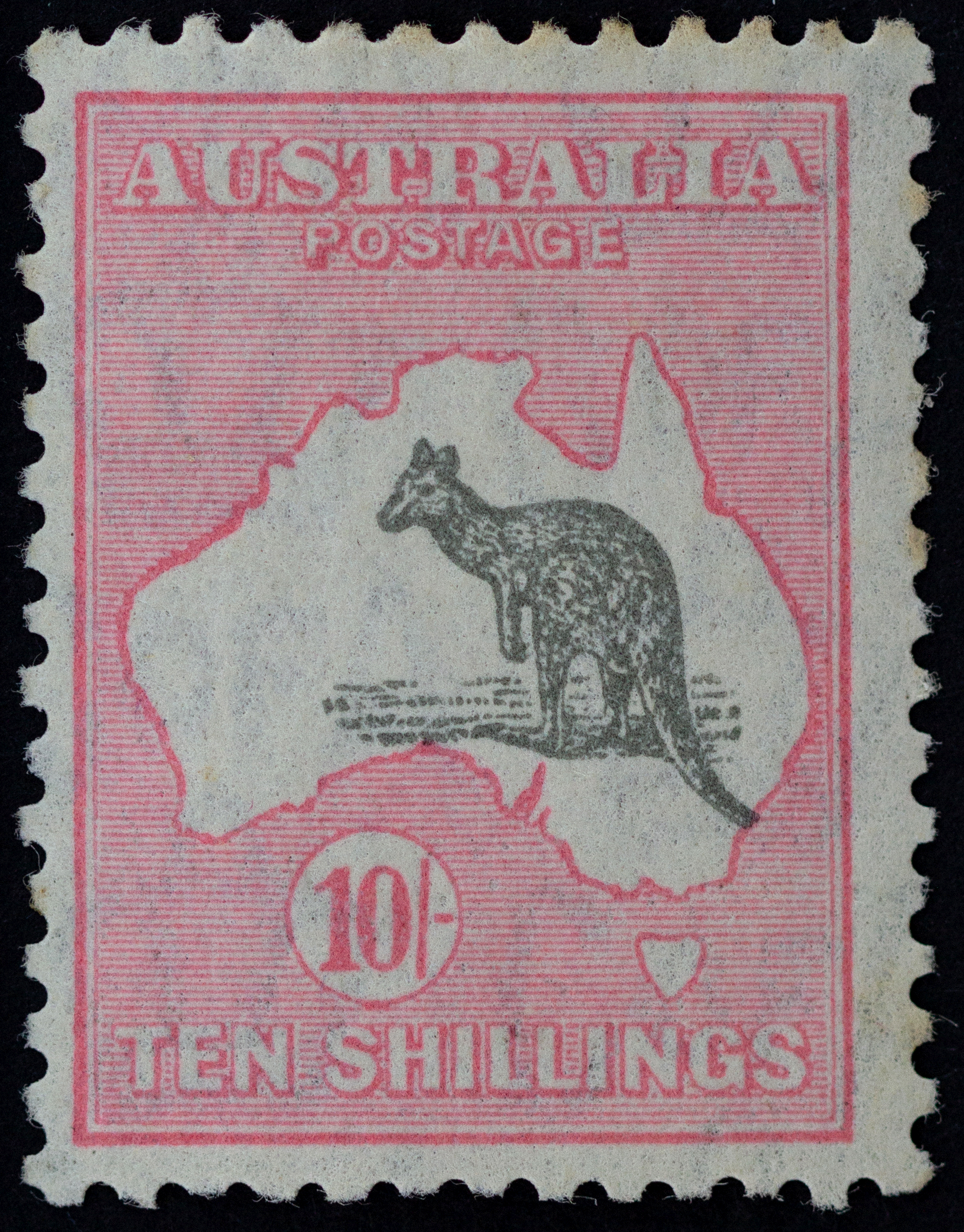 C of A Watermark, Ten Shillings, 1932, Fine
