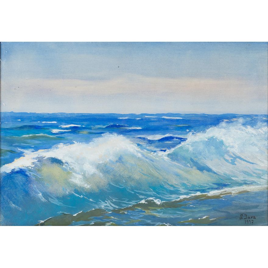 Soter Małachowski-Jaxa | Spieniona fala, 1937 r.
