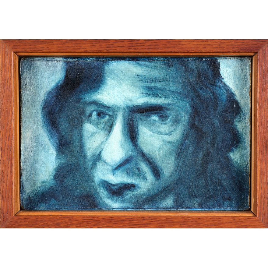 Tony Fomison 'Blue Self Portrait'