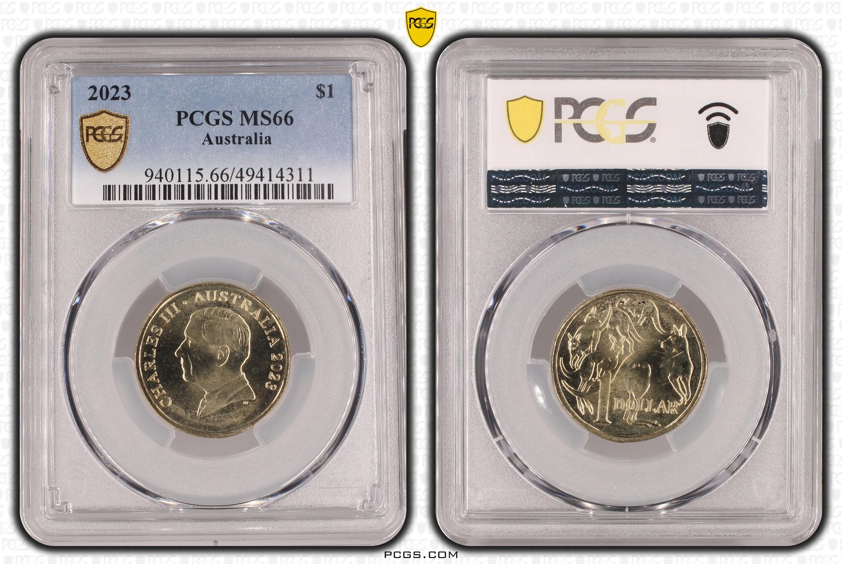 328 · One Dollar, 2023, PCGS MS66