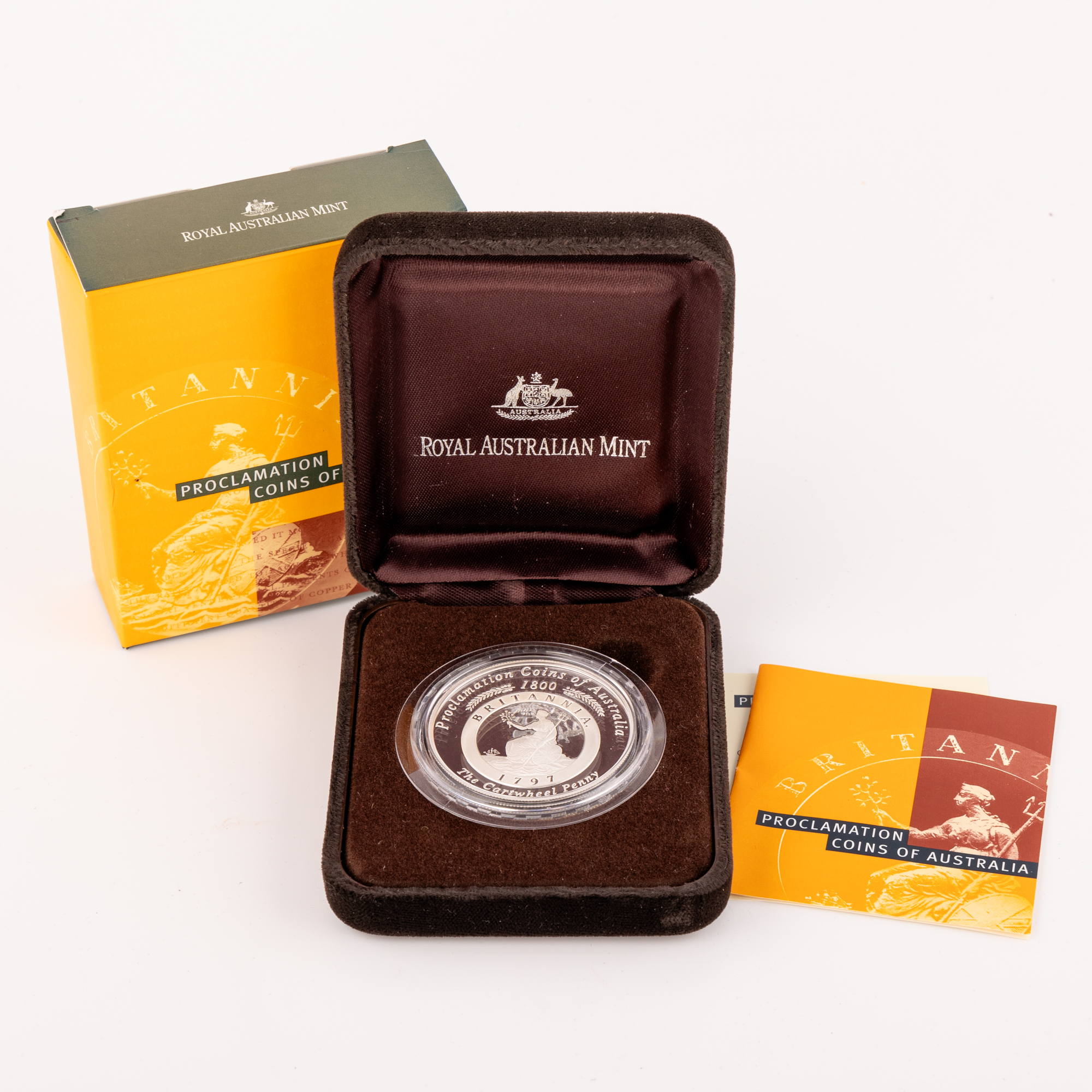 Elizabeth II, Proclamation Coins of Australia Silver Proof Coin, One Dollar, 2000, UNC