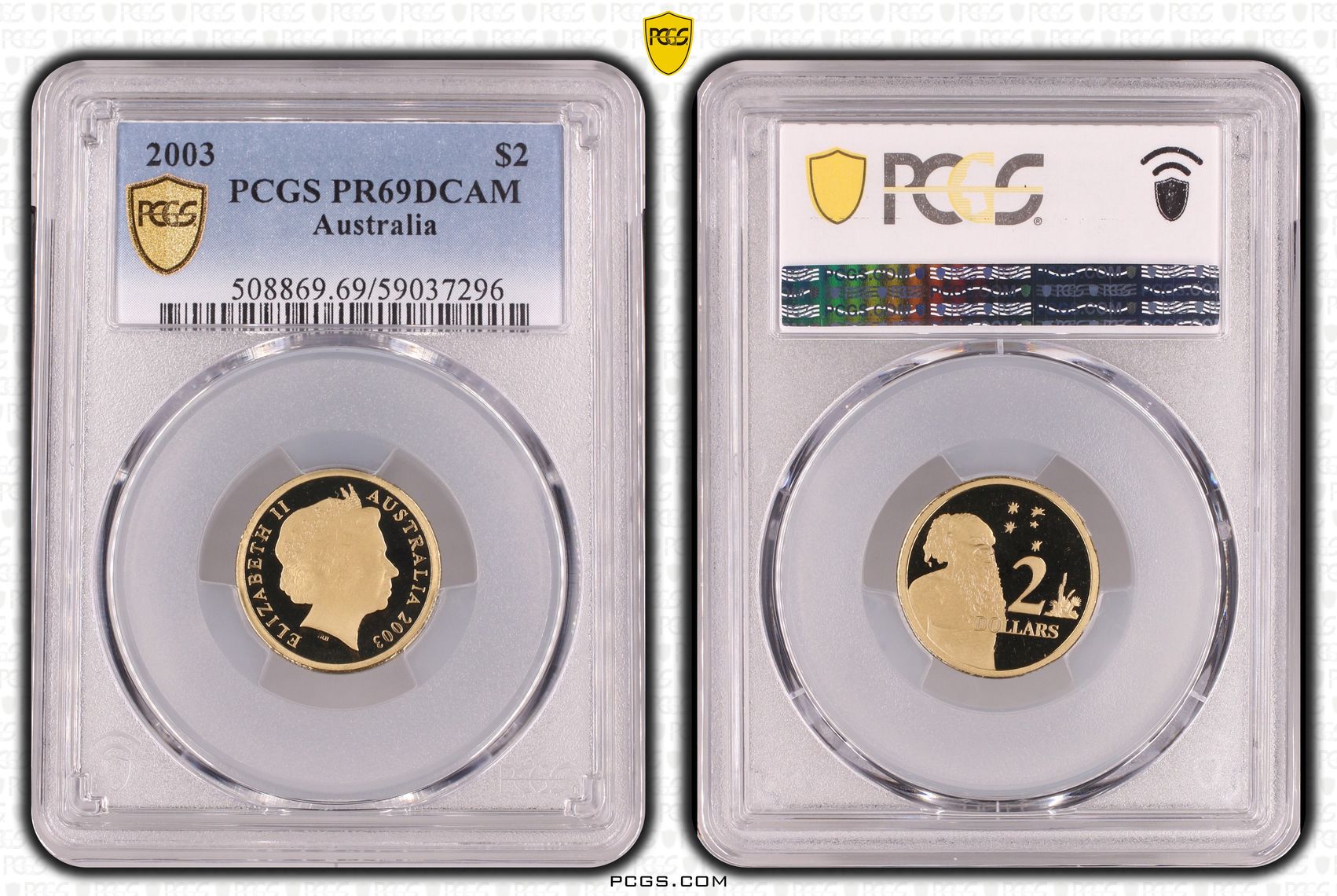 Two Dollar, 2003, PCGS PR69DCAM