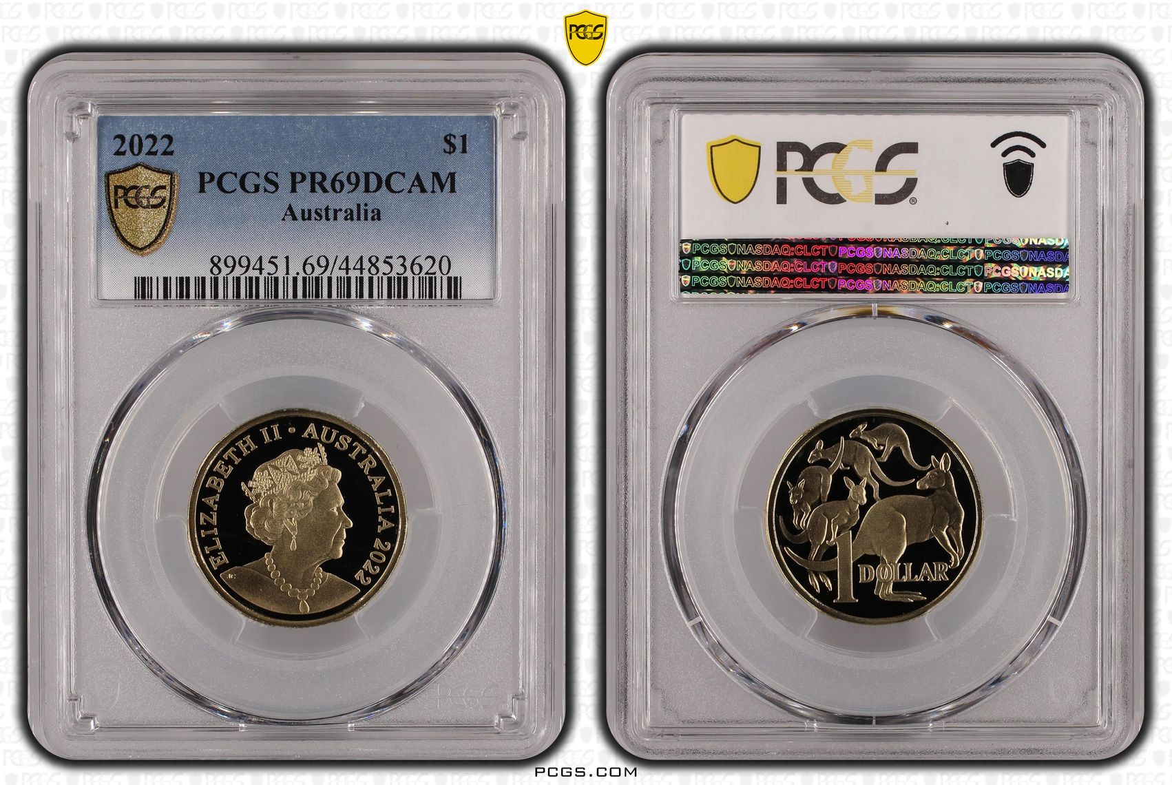 One Dollar, 2022, PCGS PR69DCAM
