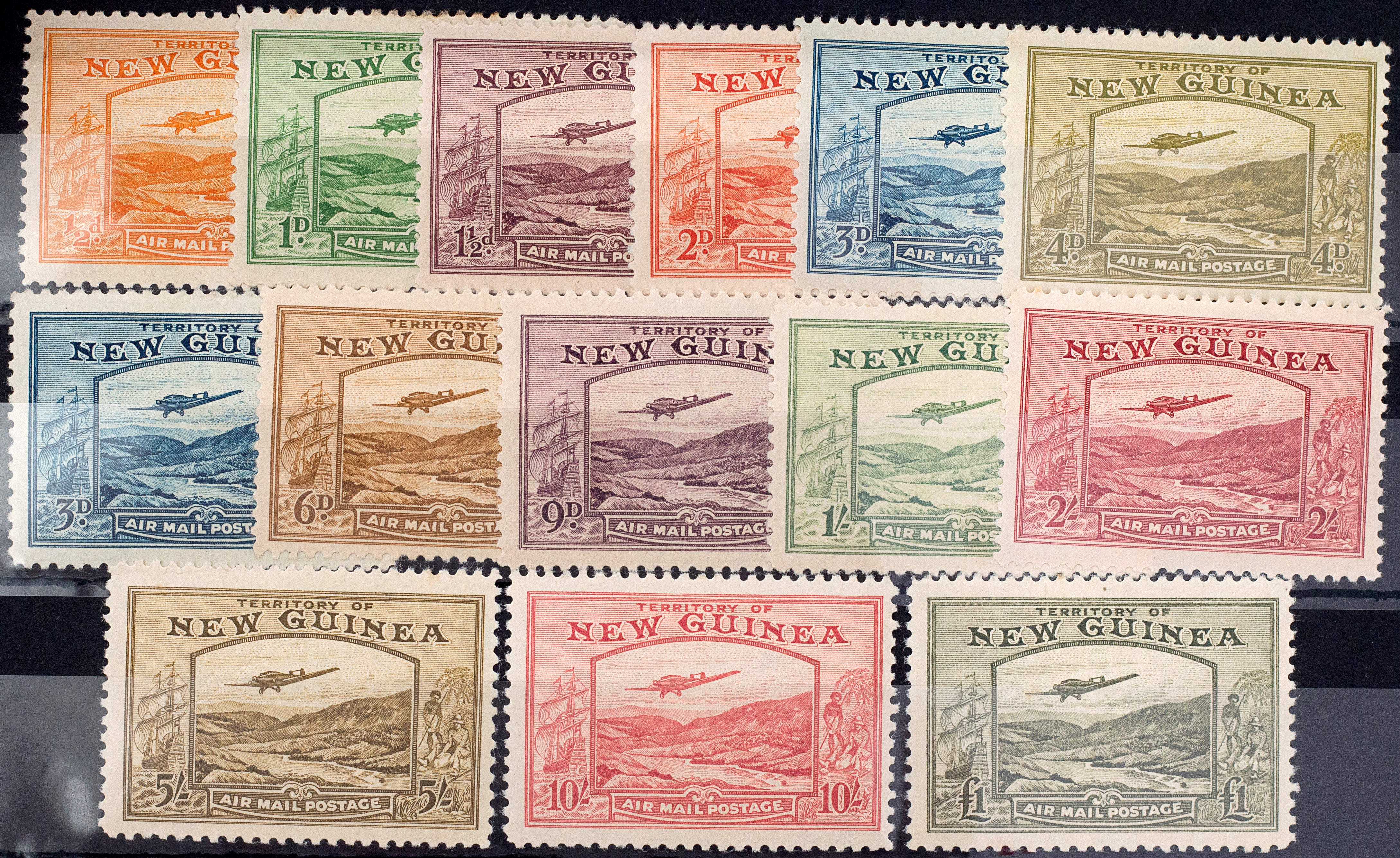 New Guinea, Bulolo Airmail, 1935, Good