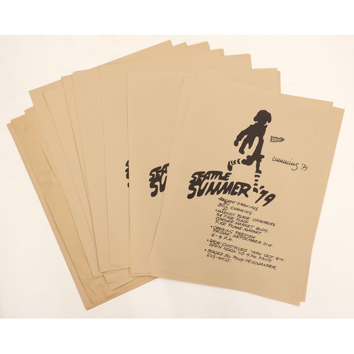 27pc William Cumming ''Seattle Summer '79'' Posters 20''x15''